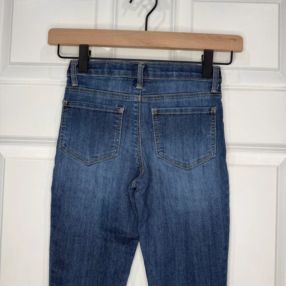 OshKosh Bgosh Super Skinny Blue Jeans Dark‎ Wash Kids Size 7S
